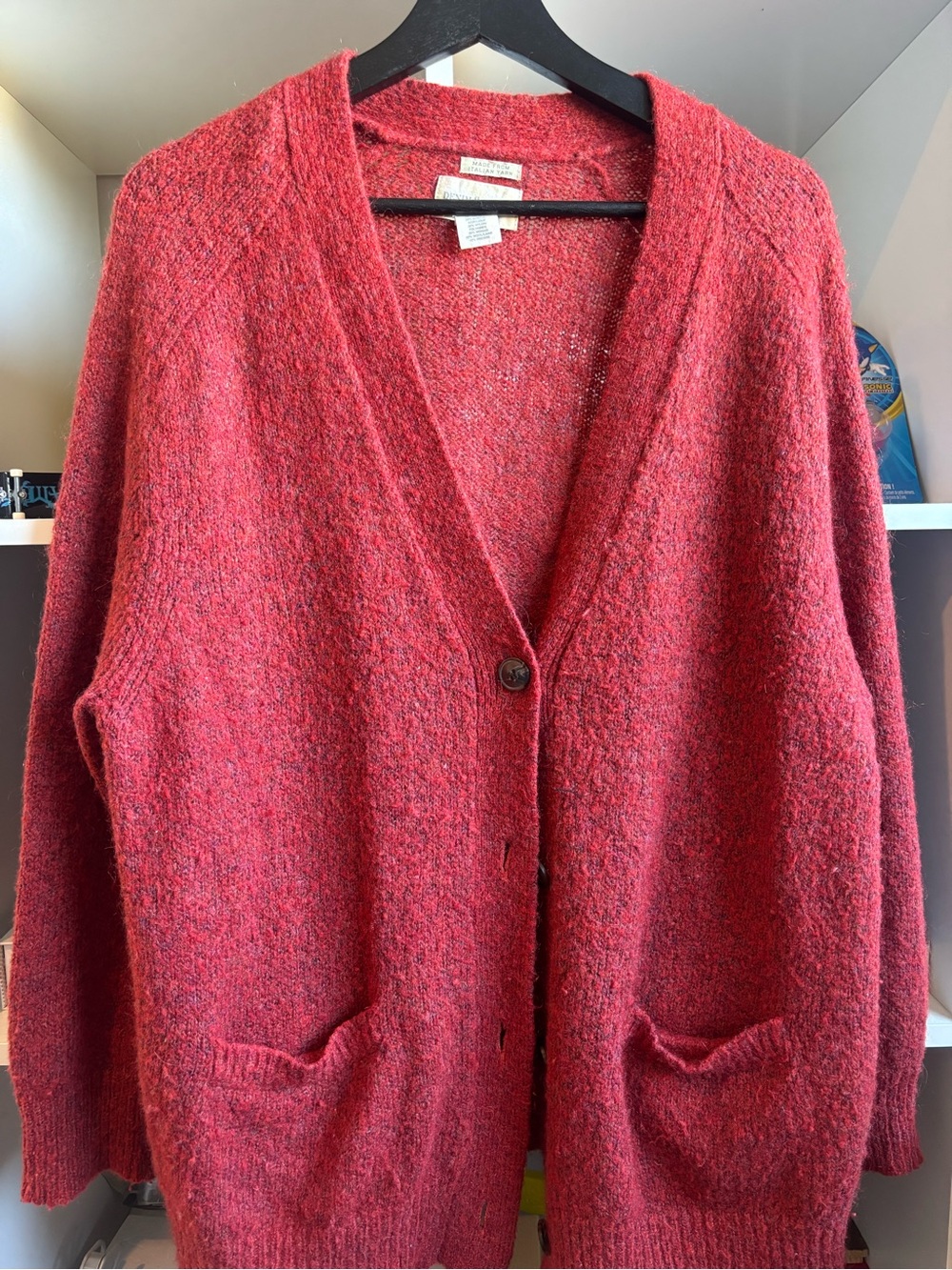 Denim & Supply Ralph Lauren Red Button-Front V-Neck Cardigan
